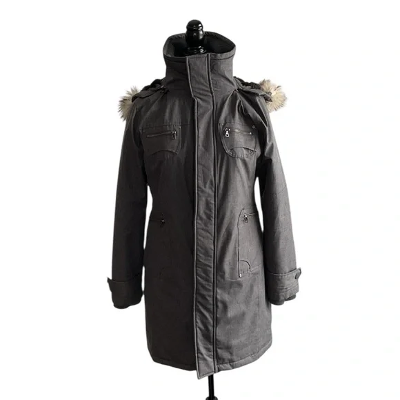 Aritzia TNA Verbier Gray Parka Jacket, size M - Picture 3 of 16